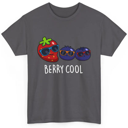 Berry Cool Funny Strawberry Pun Best Friend Summer Retro Classic Unisex T-Shirt