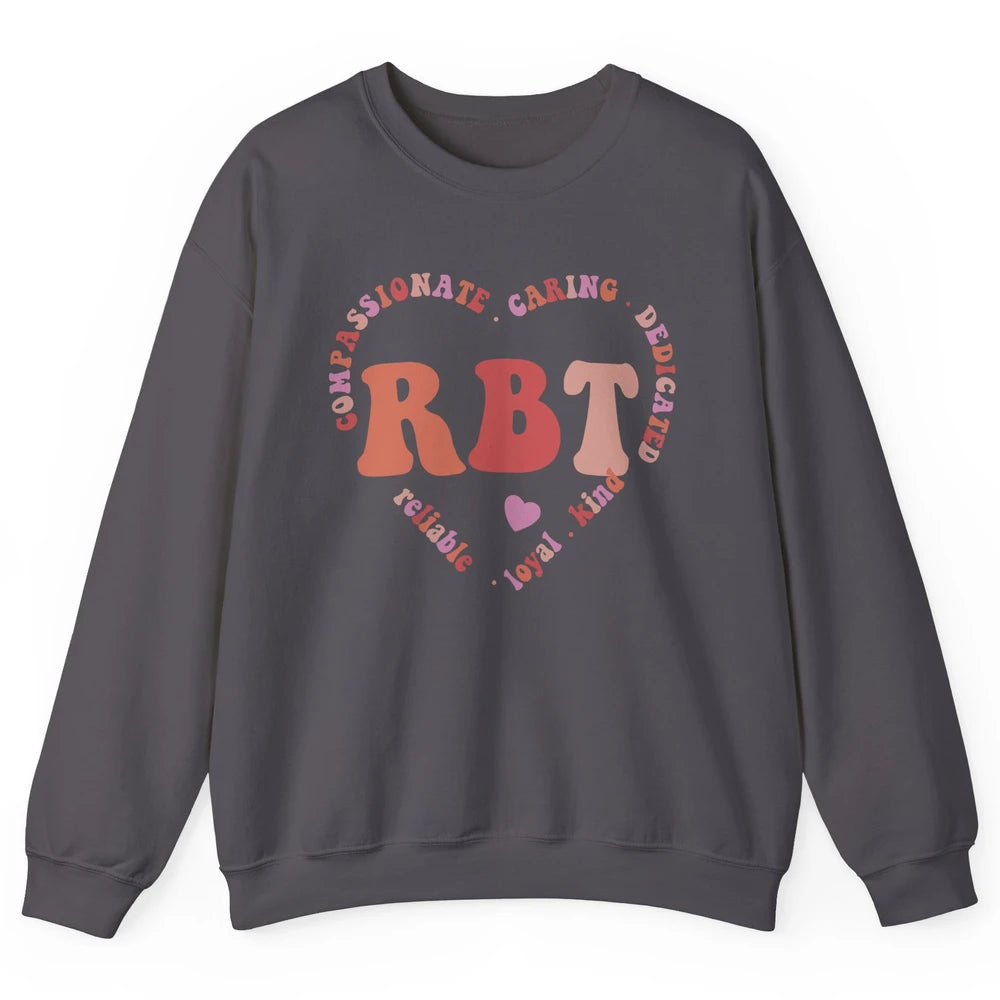 ABA Therapist Valentines Day Applied Behavior Analysis Heart Unisex Crewneck Sweatshirt