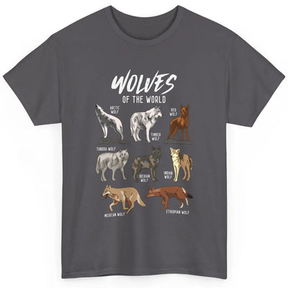 Wolves Of The World Wild Animal Moon Hunter Wolf Hunting Classic Unisex T-Shirt