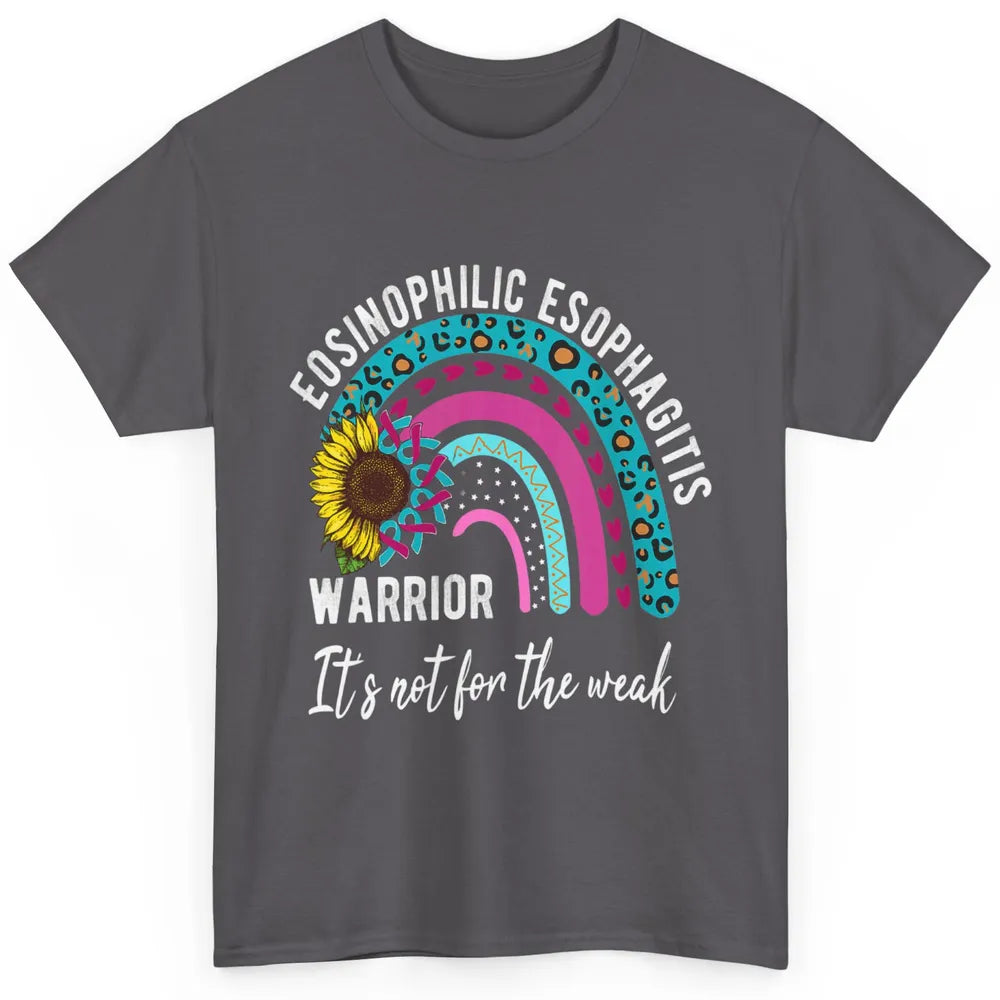 Eosinophilic Esophagitis Month Warrior Rainbow Not For Weak Classic Unisex T-Shirt