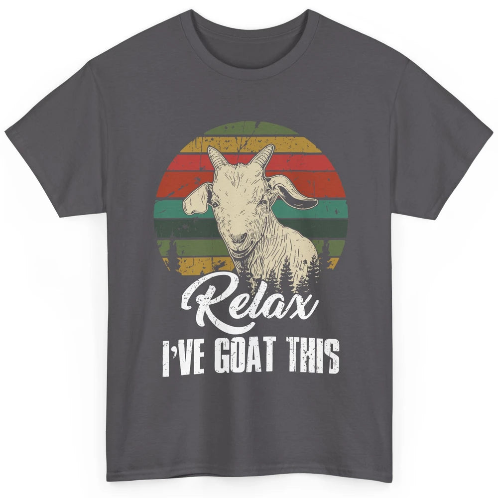 Vintage Goat I Goat This Farming Life Farmer Gift Men Women Classic Unisex T-Shirt