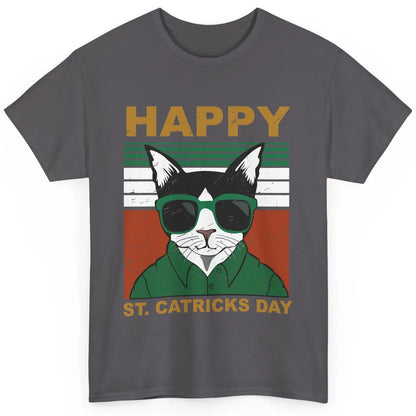 Funny Black Cat Happy St Catricks Day St Patrick's Day Gift Classic Unisex T-Shirt