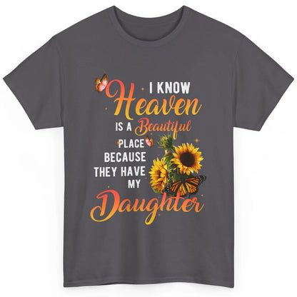 Daughter My Guardian Angel In Heaven Memorial Day Butterfly Classic Unisex T-Shirt