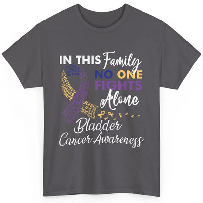 Bladder Cancer Awareness In This Family No One Fight Alone Classic Unisex T-Shirt