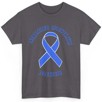 Ankylosing Spondylitis Awareness Support Blue Ribbon Gift Classic Unisex T-Shirt