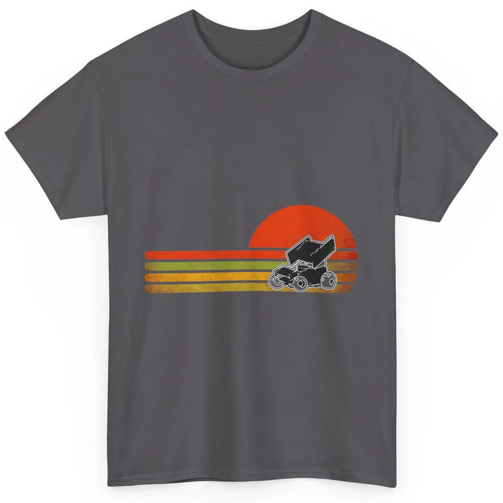 Dirt Track Racing Vintage Retro Sprint Car Speed Race Truck Classic Unisex T-Shirt