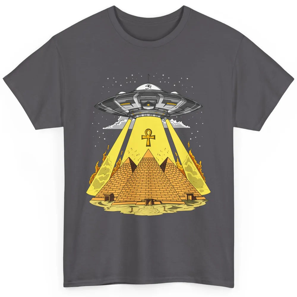 Ancient Egyptian Pyramids Alien Space Annunaki Conspiracy Classic Unisex T-Shirt