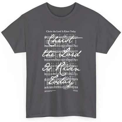 Christian Easter Hymn Christ The Lord Is Risen Musical Notes Classic Unisex T-Shirt