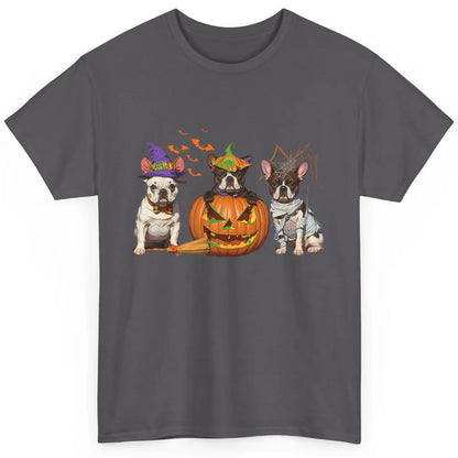 French Bulldog Witch Mummy Pumpkin Halloween Spooky Season Classic Unisex T-Shirt