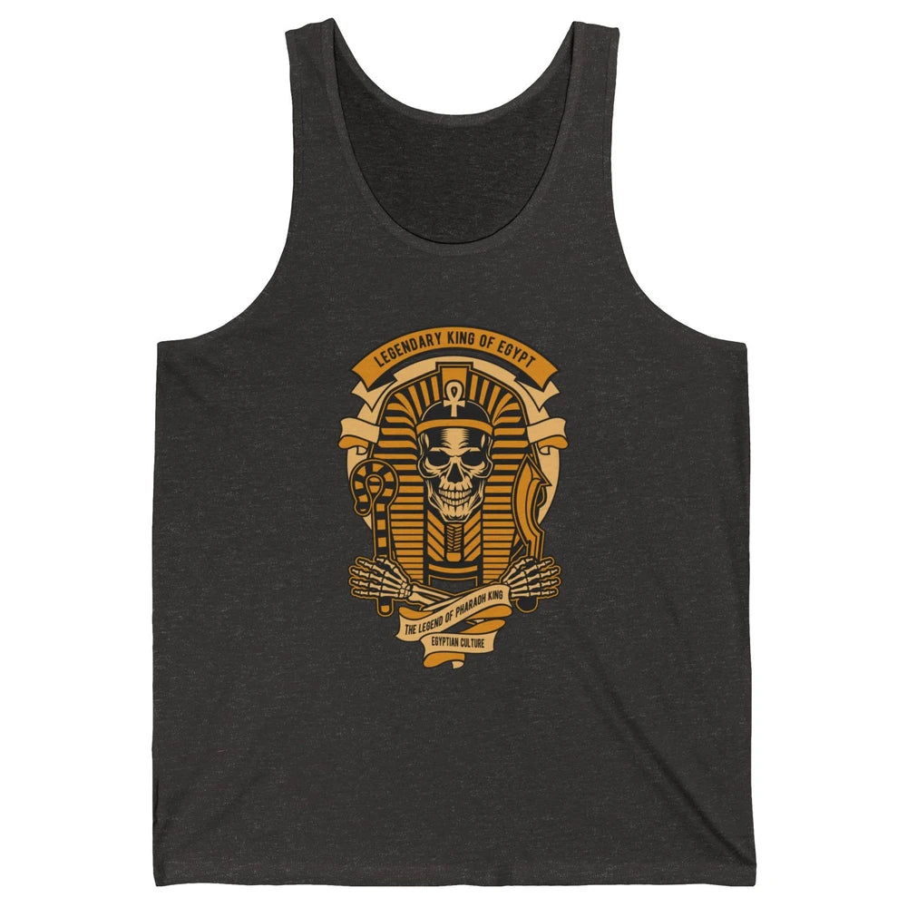 Ancient Egyptian Pyramid Golden King Tut Pharaoh Tutankhamun Unisex Jersey Tank