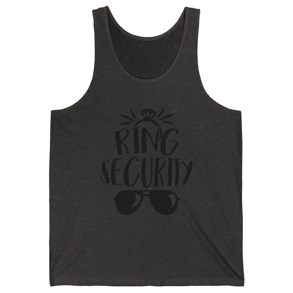 Wedding Ring Security Boy Girl Ring Bearer Wedding Party Unisex Jersey Tank