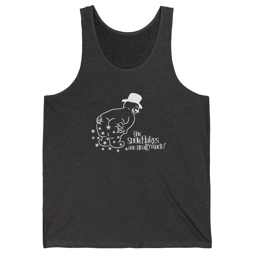 Funny How Snowflakes Are Really Made Christmas Costume Gift Unisex Jersey Tank