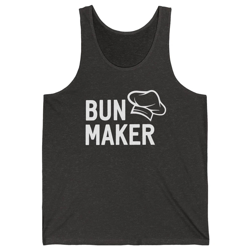 Bun Maker Bun Baker Pregnancy Announcement Baby Reveal Gift Unisex Jersey Tank