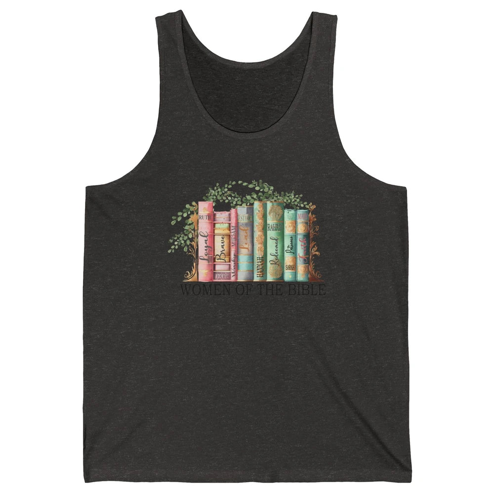 Wildflower Christian Women Of The Bible Religious Book Lover Unisex Jersey Tank