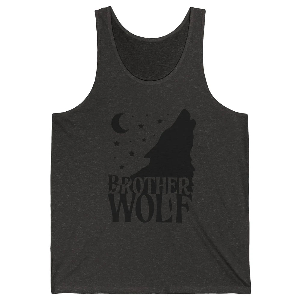 Brother Wolf Wolf Pack Wolf Family Matching Family Outfit Unisex Jersey Tank