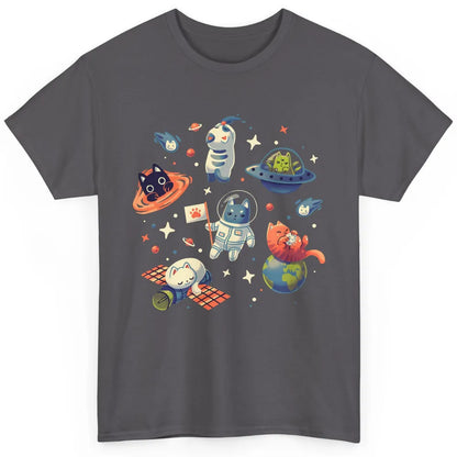 Funny Catronaut Cat Astronaut Deep In Space Cosmic Astrocat Classic Unisex T-Shirt