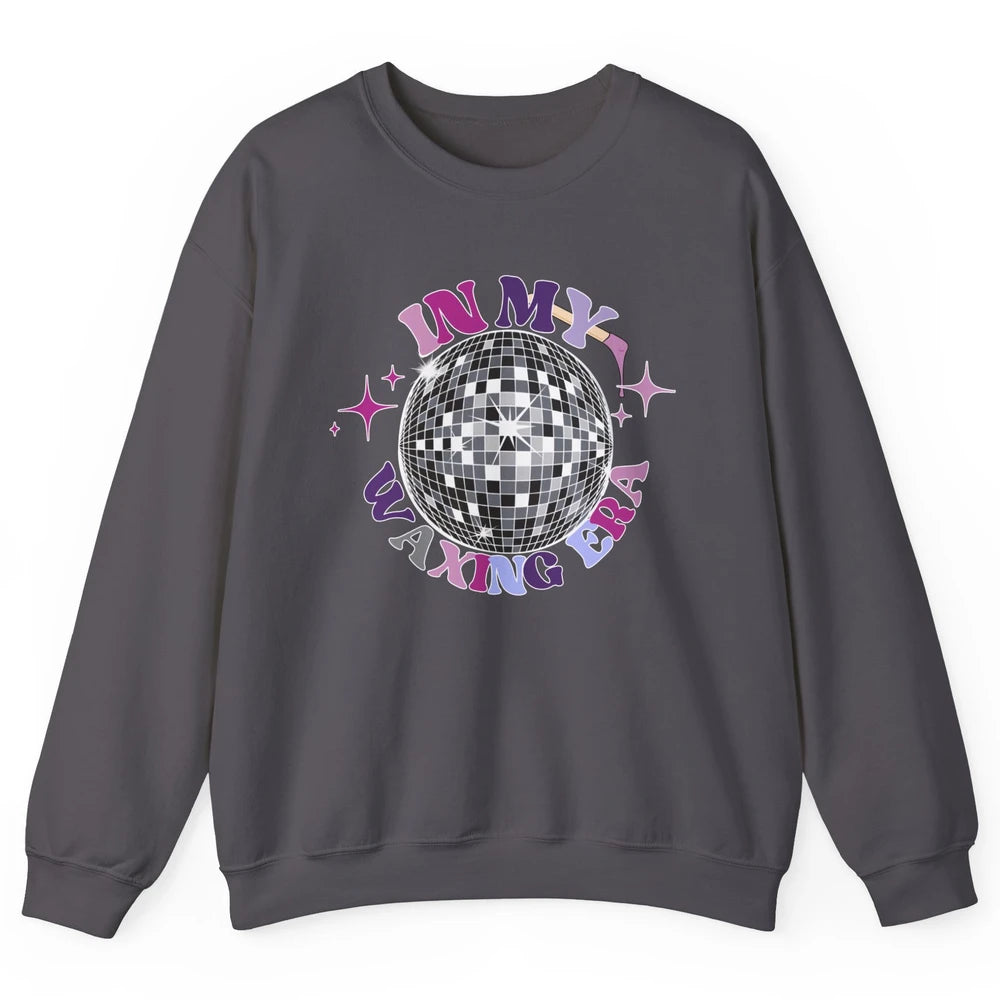 Wax Specialist Esthetician In My Waxing Era Western Waxer Unisex Crewneck Sweatshirt