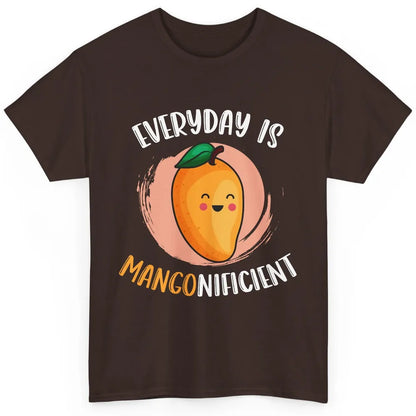 Every Day Is Mangonificient Funny Mango Fruit Mango Lovers Classic Unisex T-Shirt