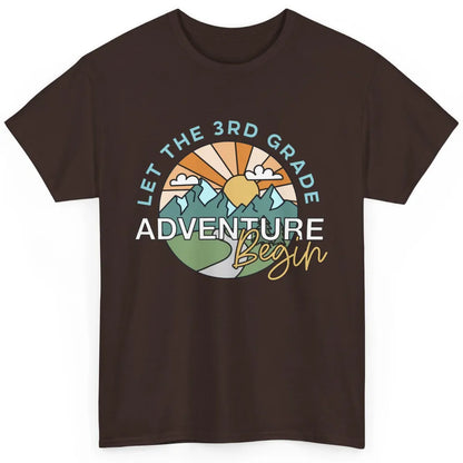 Vintage Back To School Let The 3rd Grade Adventure Begin Classic Unisex T-Shirt