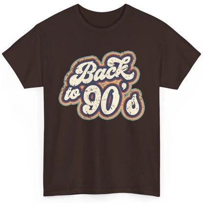 Vintage Made In The 90's Back To 90s Born Birthday Day Gift Classic Unisex T-Shirt