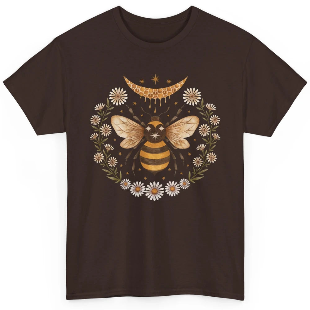 Funny Bee Honey Moon Cute Bee Lovers Classic Unisex T-Shirt