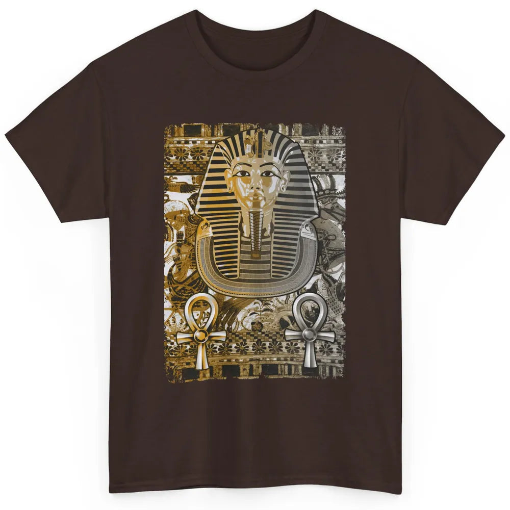 Ancient Egyptian Pyramid Golden King Tut Pharaoh Tutankhamun Classic Unisex T-Shirt