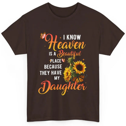 Daughter My Guardian Angel In Heaven Memorial Day Butterfly Classic Unisex T-Shirt