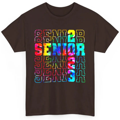 Tie Dye Senior 2023 Class Of 2023 Graduate Bachelor Gift Classic Unisex T-Shirt