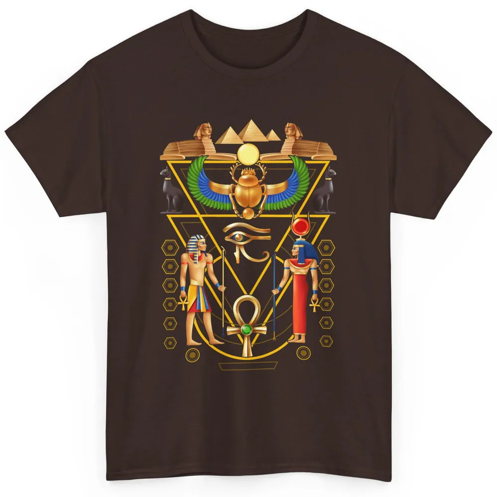 Cool Ancient Egyptian Culture Scarab Artifact Ankh Horus Eye Classic Unisex T-Shirt