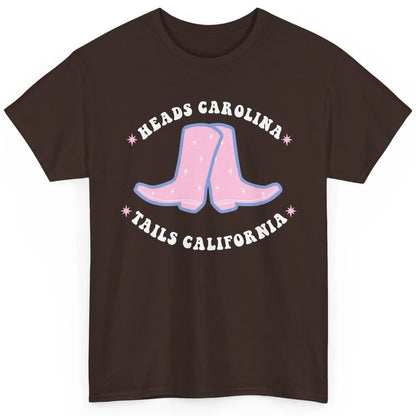 Cowgirl Boots Heads Carolina Tail California Western Country Classic Unisex T-Shirt