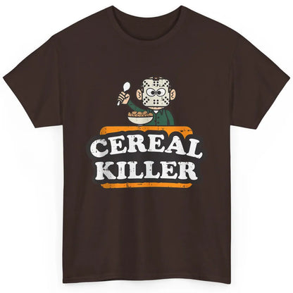 Funny Cereal Killer Food Pun Humor Halloween Spooky Season Classic Unisex T-Shirt