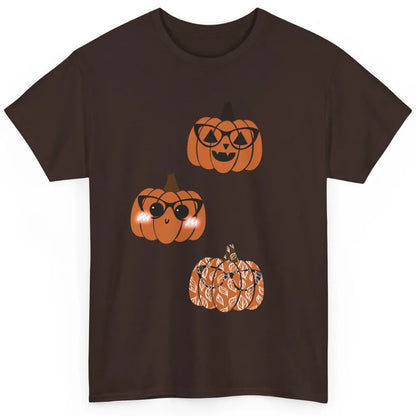 Three Pumpkin Eyeglasses Optician Life Halloween Optometrist Classic Unisex T-Shirt