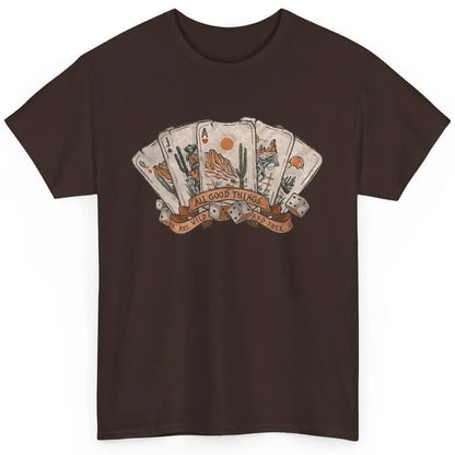 All Good Thing Wild Free Poker Card Western Country Retro Classic Unisex T-Shirt