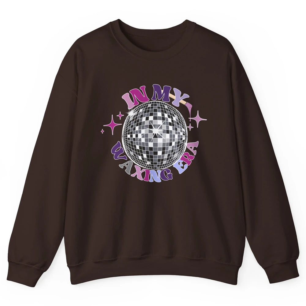 Wax Specialist Esthetician In My Waxing Era Western Waxer Unisex Crewneck Sweatshirt