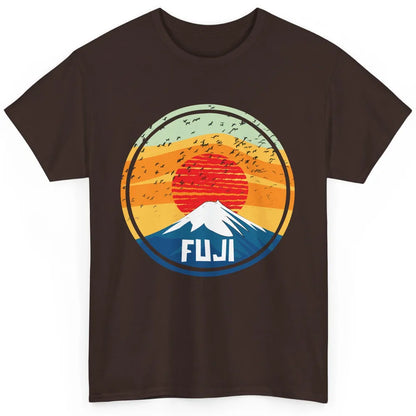 Vintage Sunset Mount Fuji The Highest Mountain In Japan Classic Unisex T-Shirt