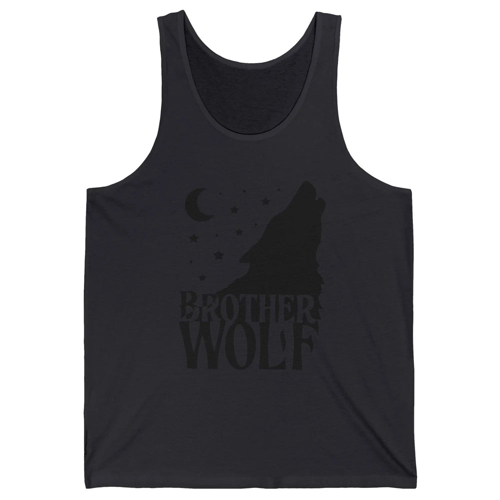 Brother Wolf Wolf Pack Wolf Family Matching Family Outfit Unisex Jersey Tank