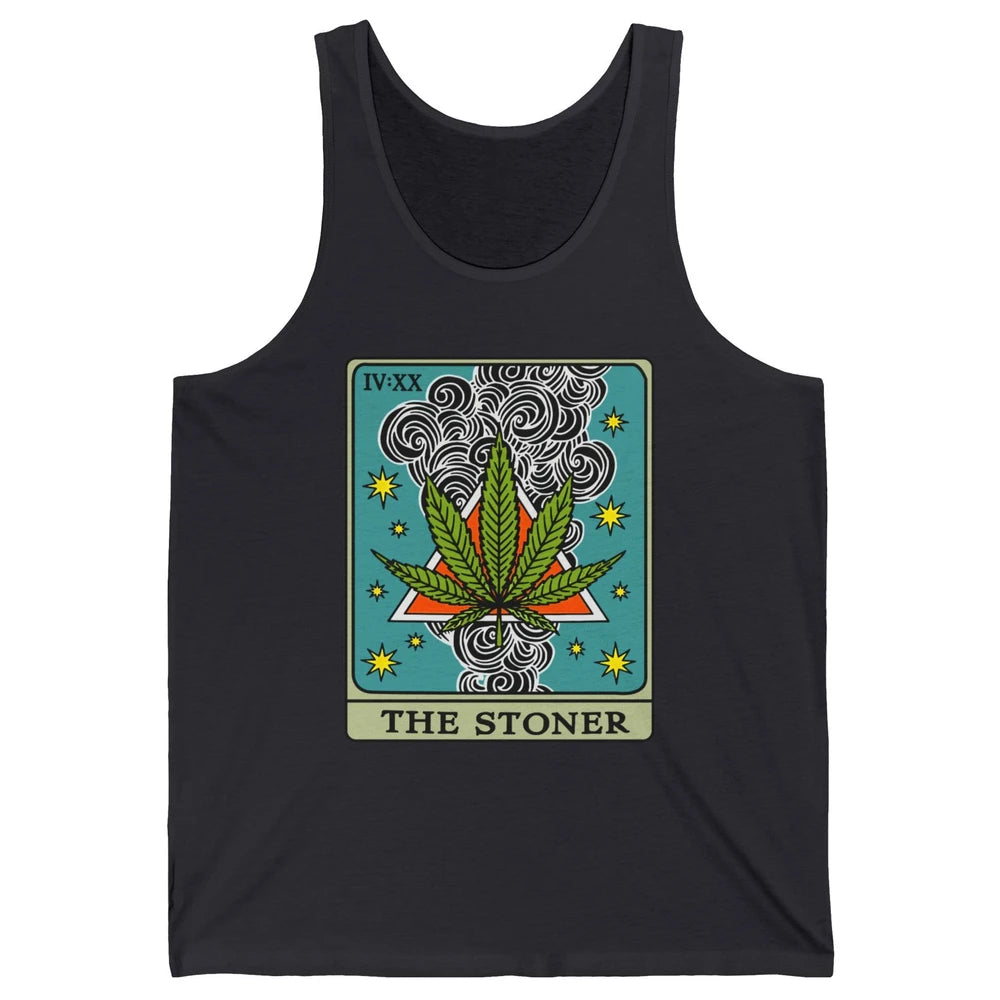 Vintage Weed The Stoner Tarot Card Weed Cannabis Marijuana Unisex Jersey Tank