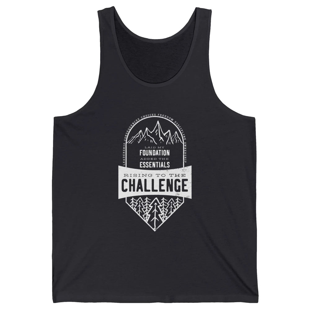 Challenge A Leadership Rising To The Challenge Homeschooling Unisex Jersey Tank