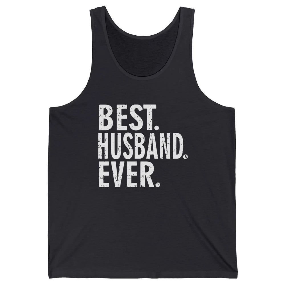 Vintage Best Husband Ever Father's Day Unisex Jersey Tank