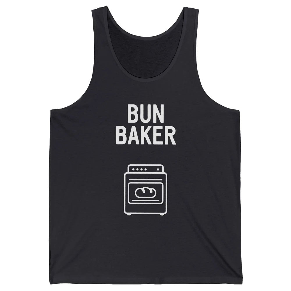 Bun Maker Bun Baker Pregnancy Announcement Baby Reveal Gift Unisex Jersey Tank