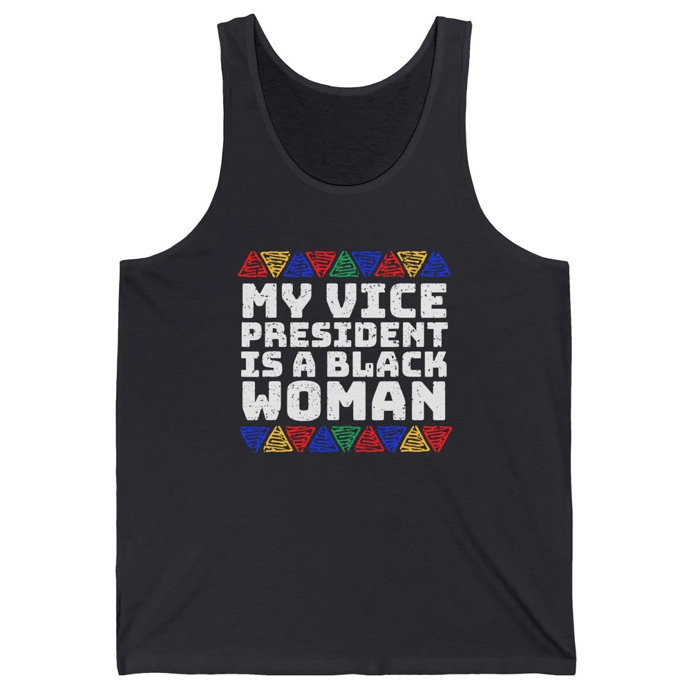 Black History Month Black Queen My Vice President Is Black Unisex Jersey Tank