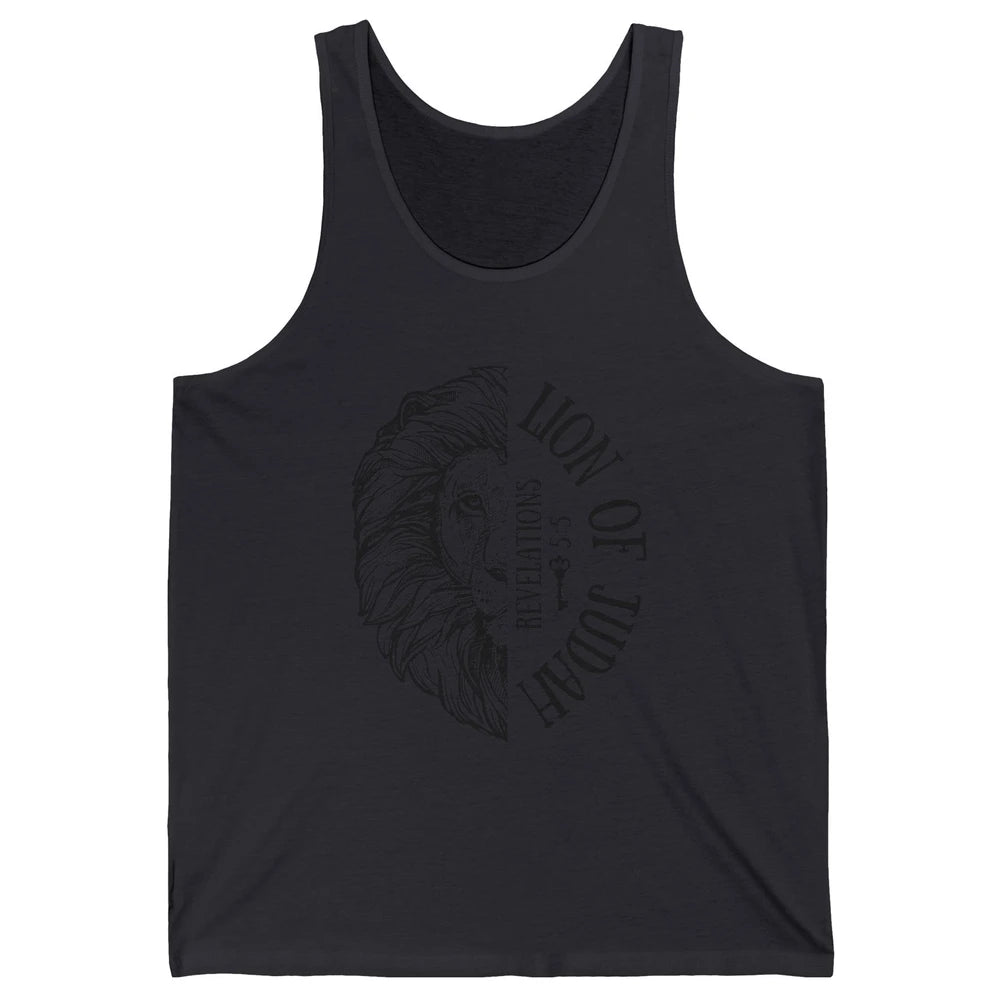 Yeshua Lion Of Judah Bible Verse Christian Faith Religious Unisex Jersey Tank