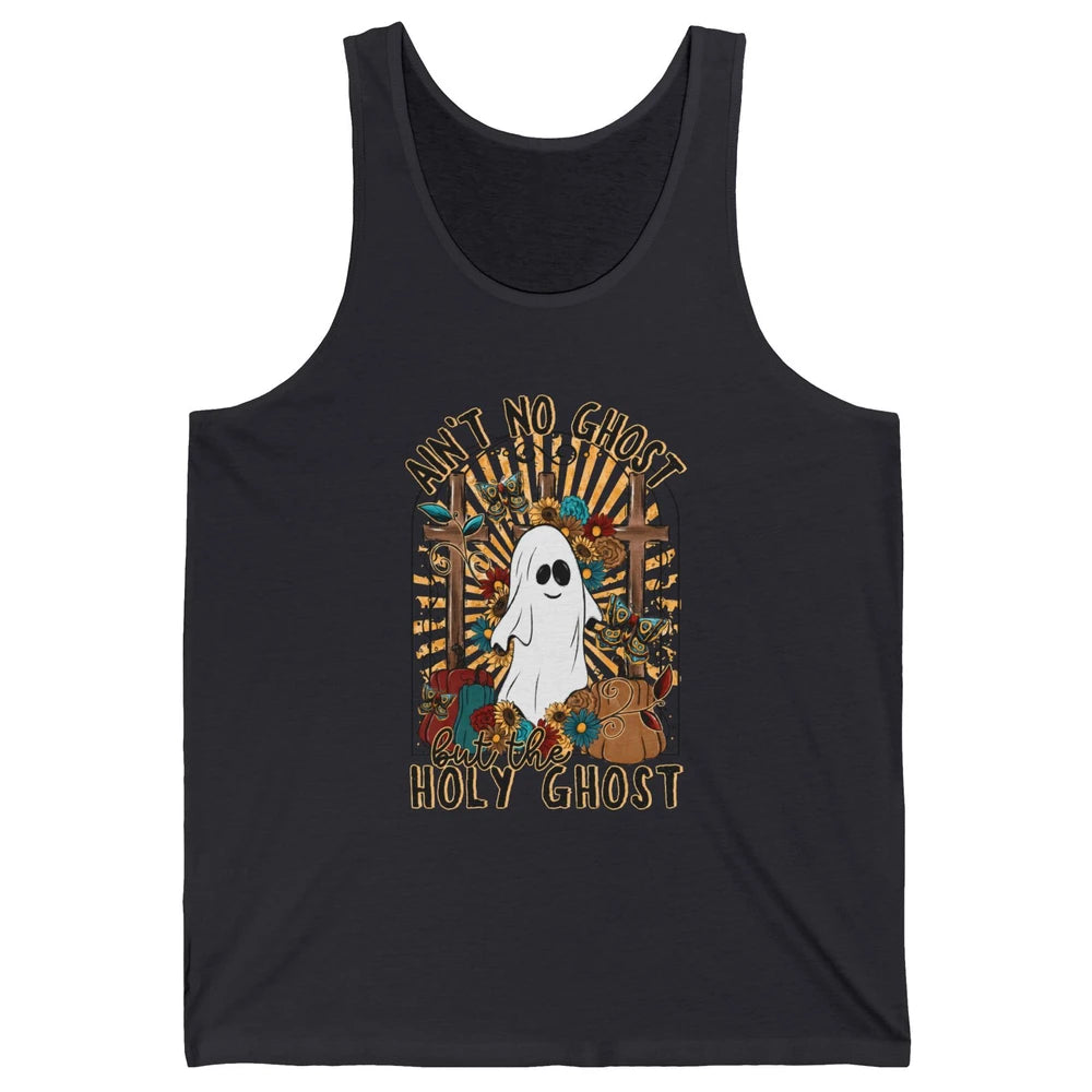 Ain't No Ghost But The Holy Ghost Spooky Christian Halloween Unisex Jersey Tank