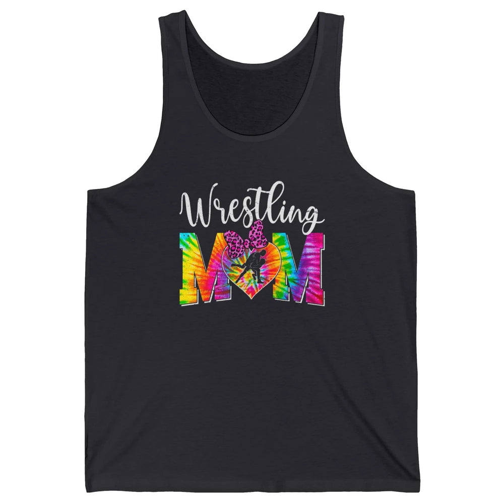 Vintage Sports Wrestling Mom Mama Martial Art Tie Dye Retro Unisex Jersey Tank