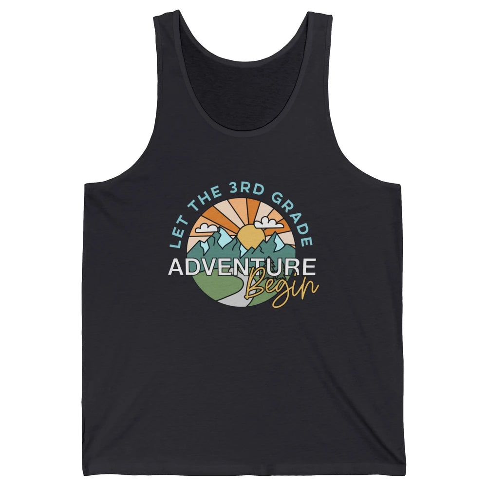 Vintage Back To School Let The 3rd Grade Adventure Begin Unisex Jersey Tank