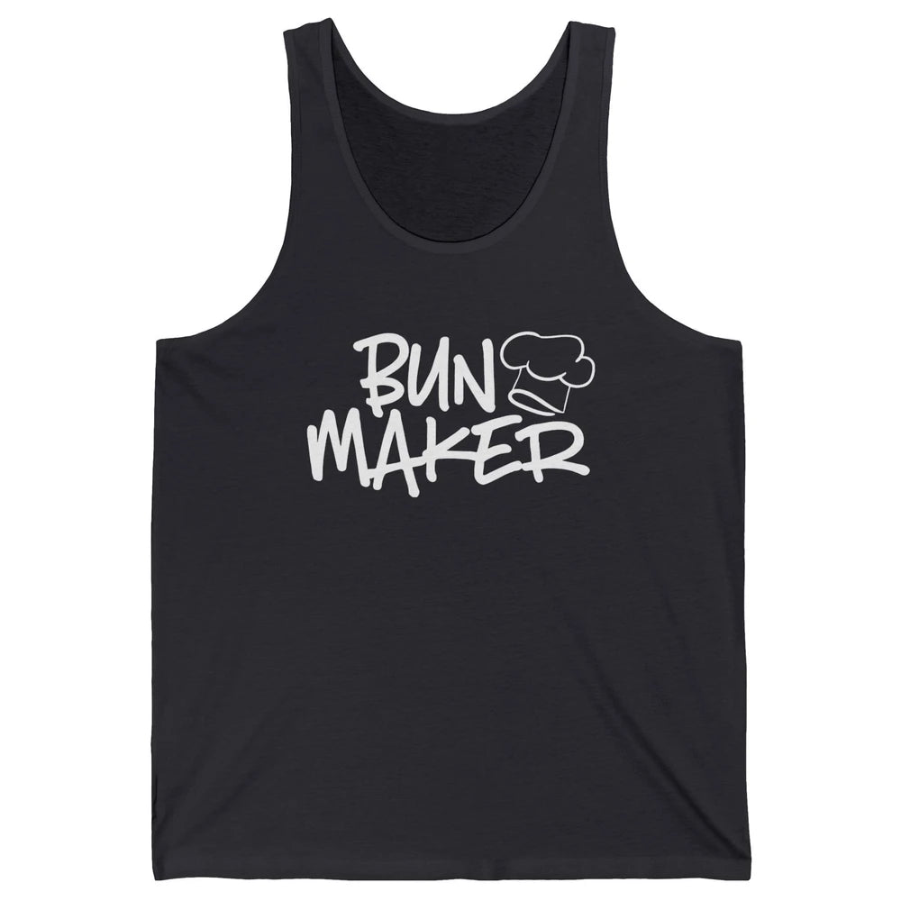 Bun Maker Bun Baker Pregnancy Announcement Baby Reveal Gift Unisex Jersey Tank