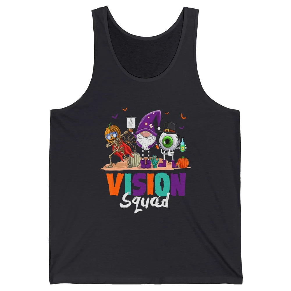 Vision Squad Optometry Optometrist Witch Halloween Spooky Unisex Jersey Tank