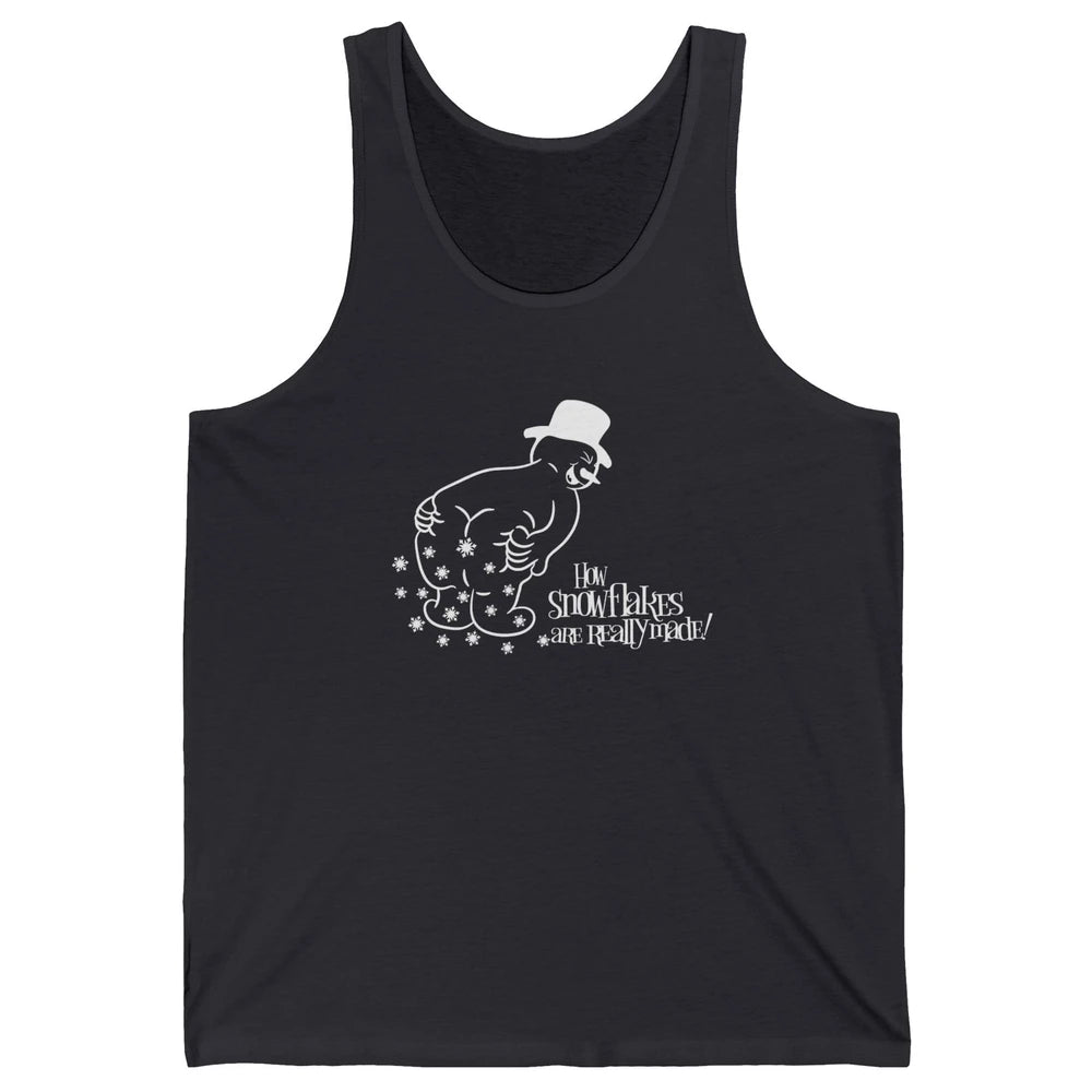 Funny How Snowflakes Are Really Made Christmas Costume Gift Unisex Jersey Tank