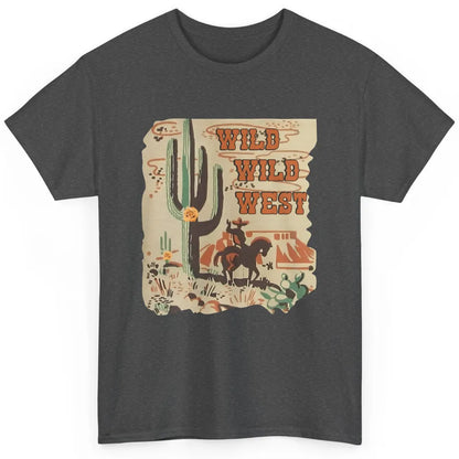 Wild West Cowboy Cactus Rodeo Western Retro Horse Vintage Classic Unisex T-Shirt