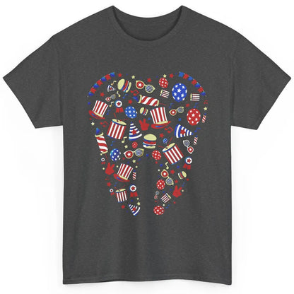 US Flag All American Dental Squad July 4th Patriotic Dentist Classic Unisex T-Shirt